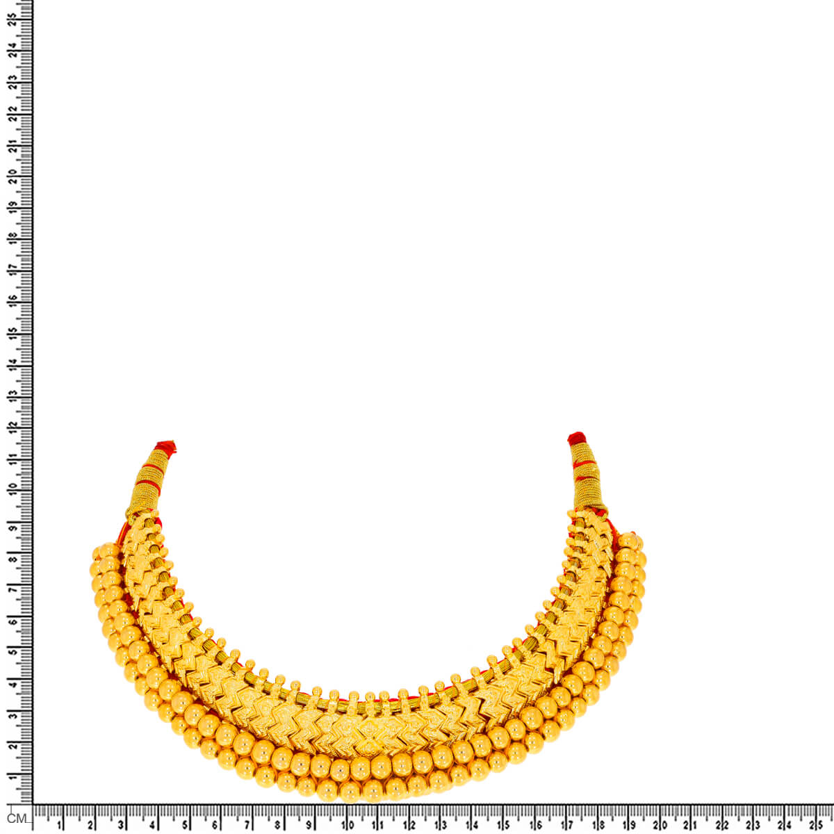 Golden Splendor Choker Set In Gold Plated