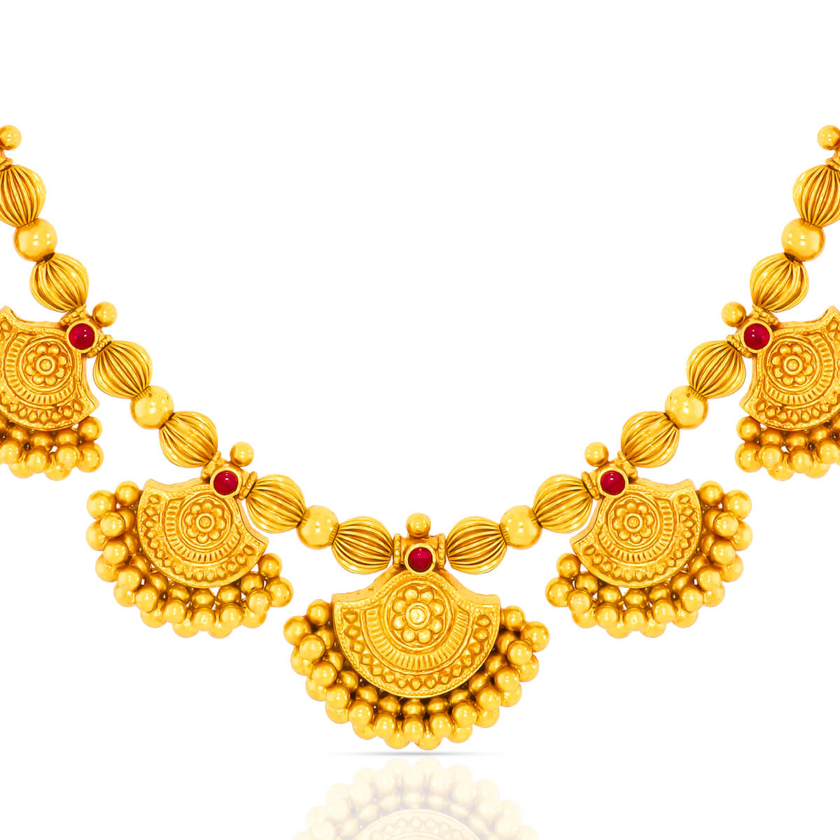 Majestic Gold Plated Silver Necklace Set