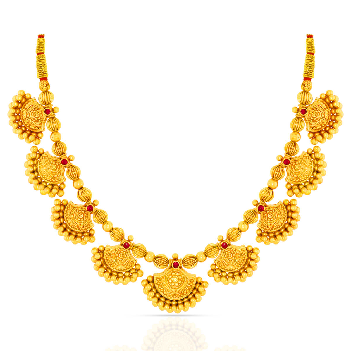 Majestic Gold Plated Silver Necklace Set