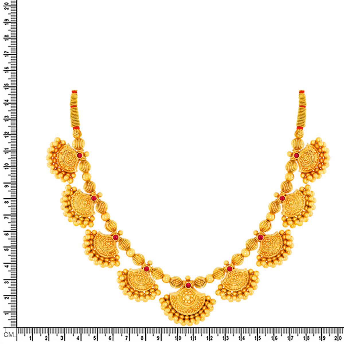 Majestic Gold Plated Silver Necklace Set