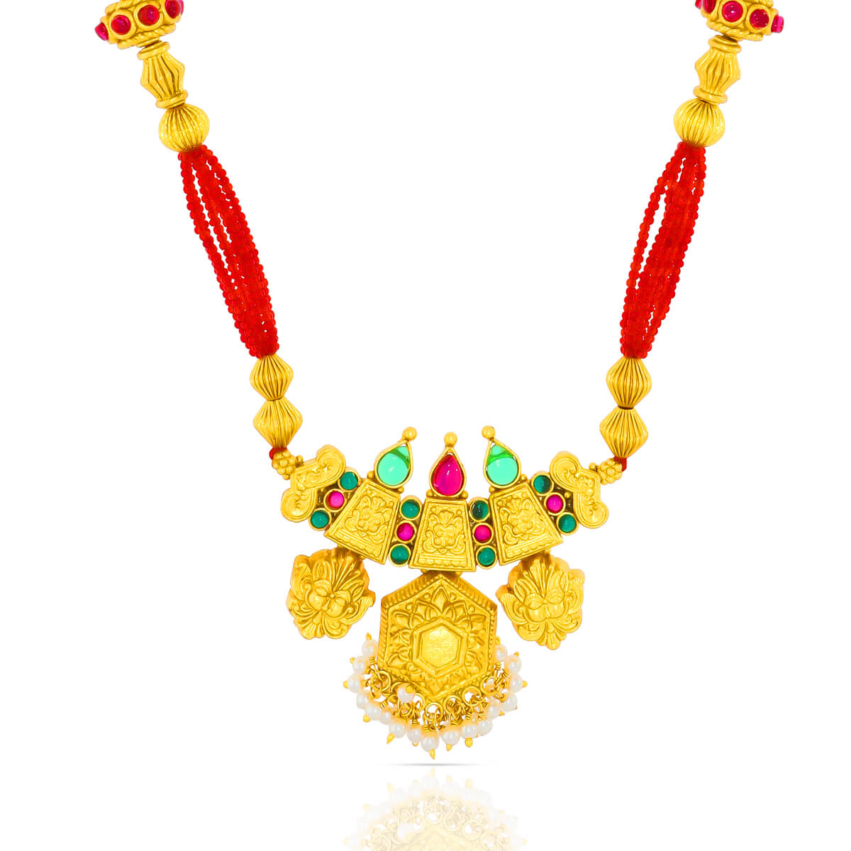 Royal Threads Gold Plated Necklace Set