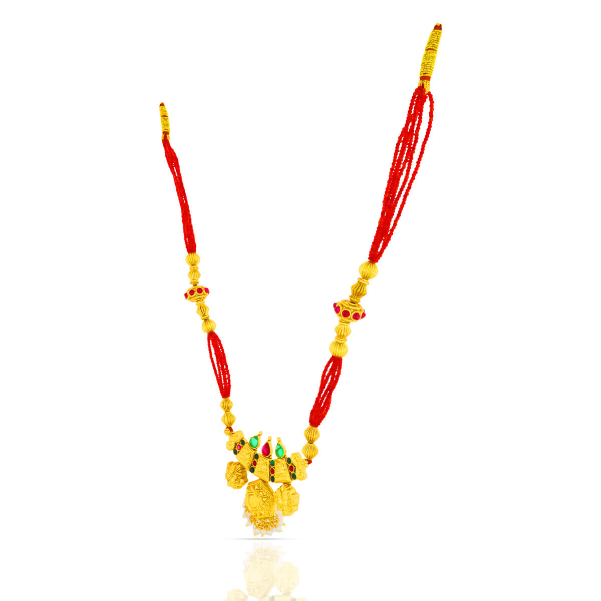 Royal Threads Gold Plated Necklace Set