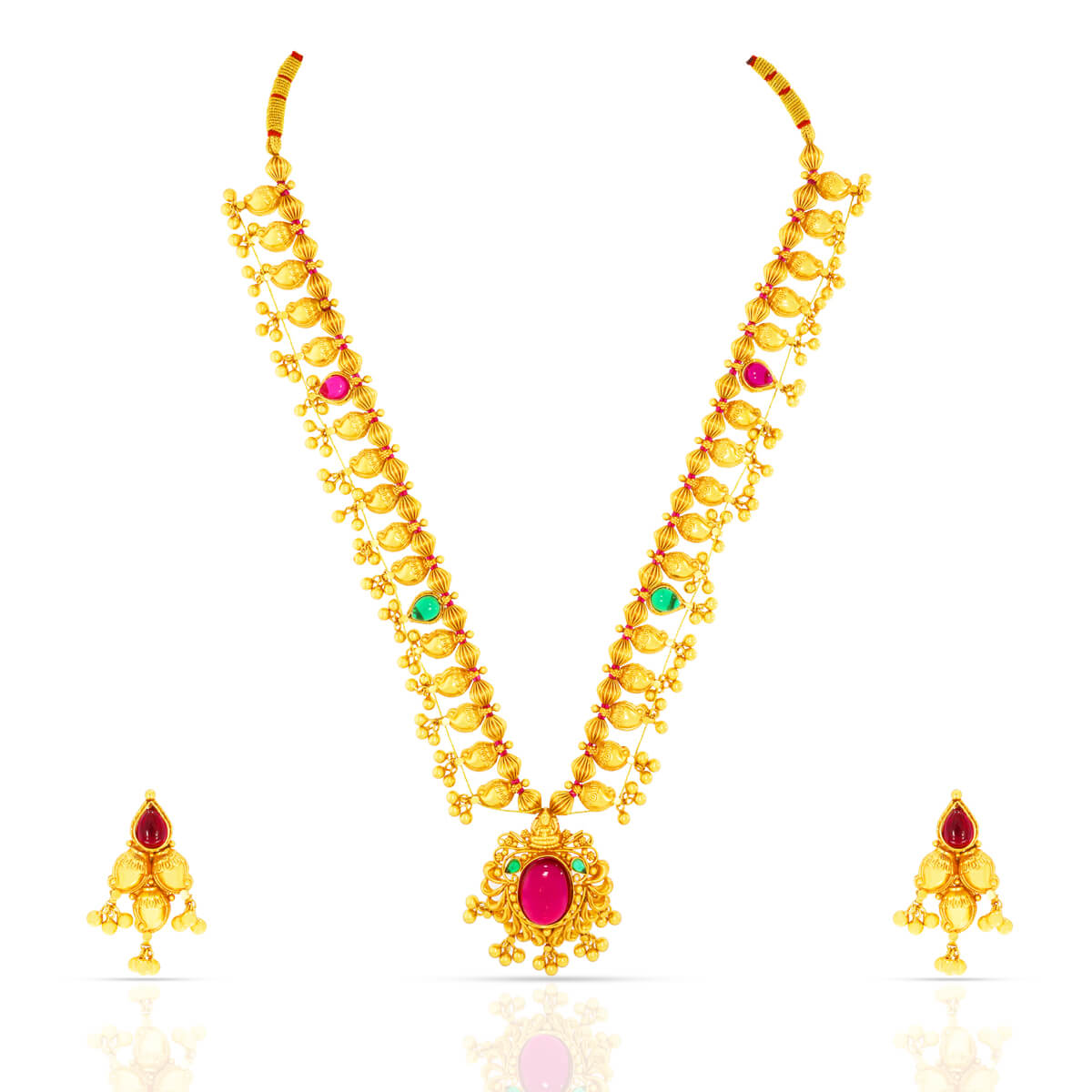 Heritage Saaj Necklace Set In Gold Plated