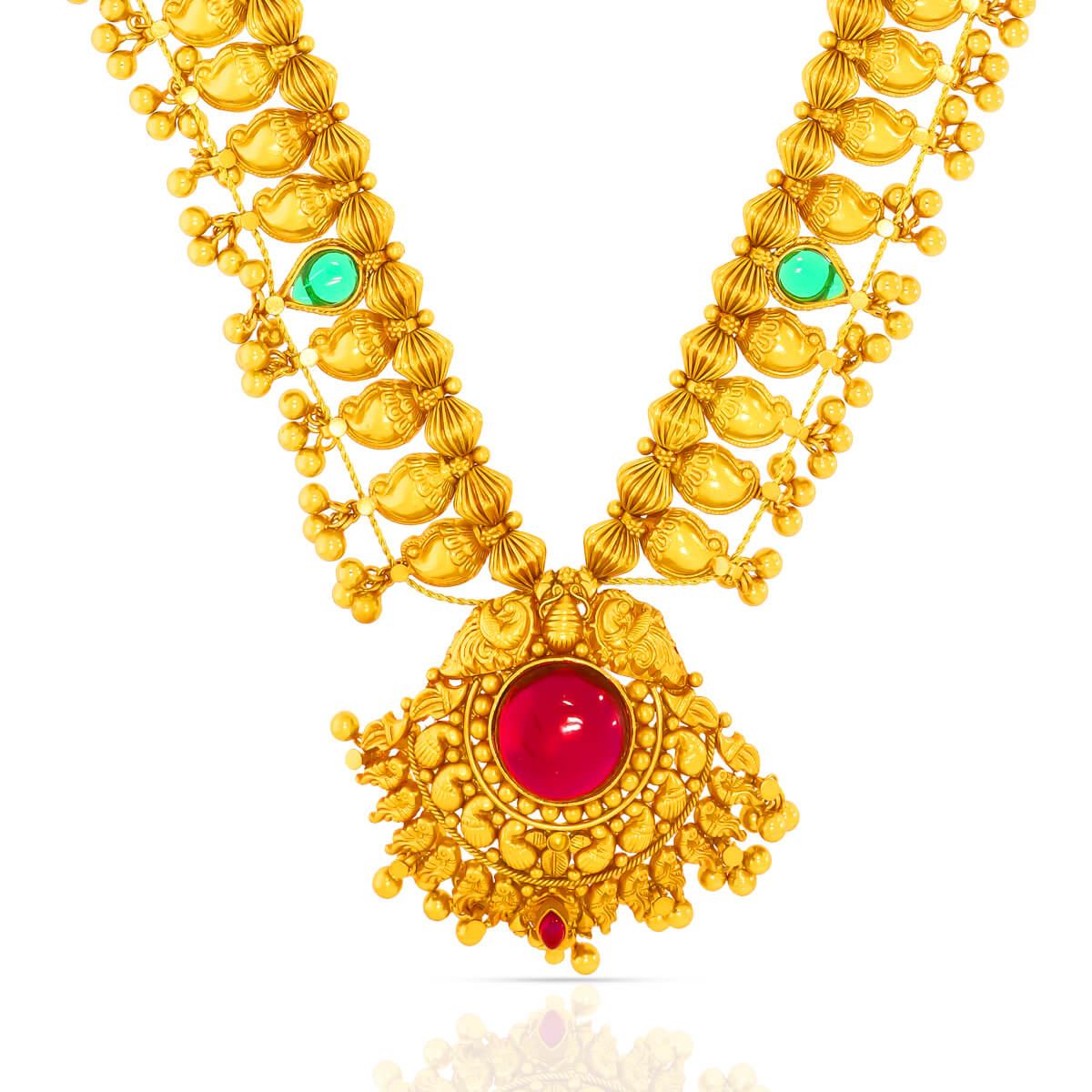 Royal Saaj Necklace Set In Gold Plated