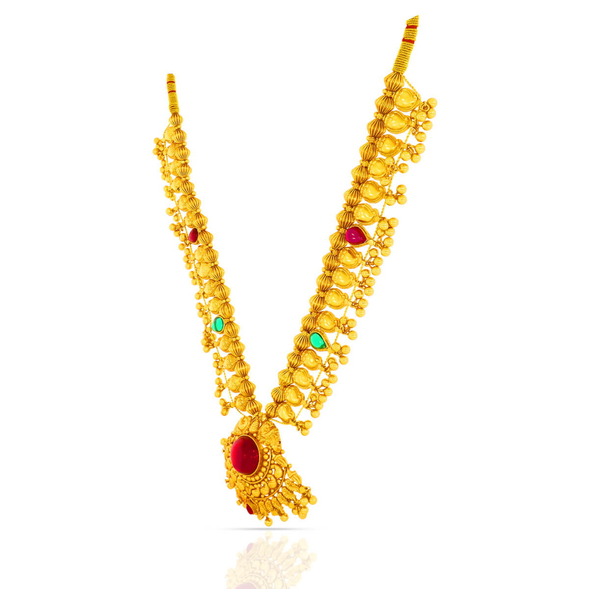 Royal Saaj Necklace Set In Gold Plated