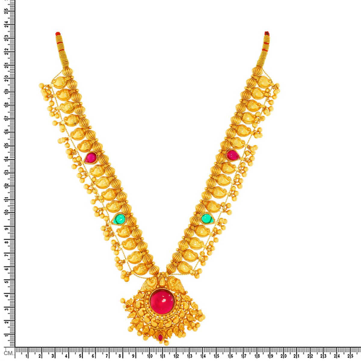 Royal Saaj Necklace Set In Gold Plated