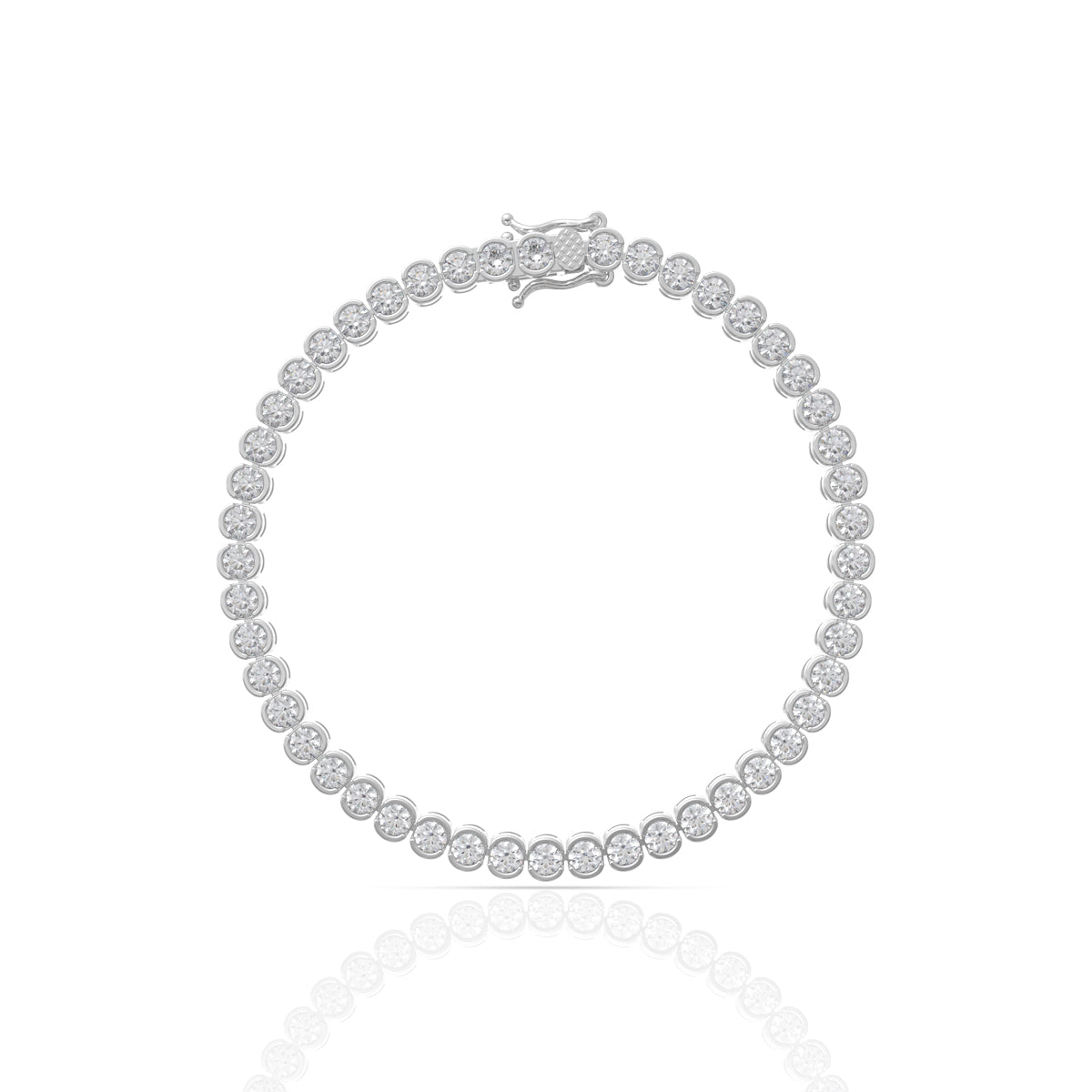 Diamond Tennis Bracelet in Silver