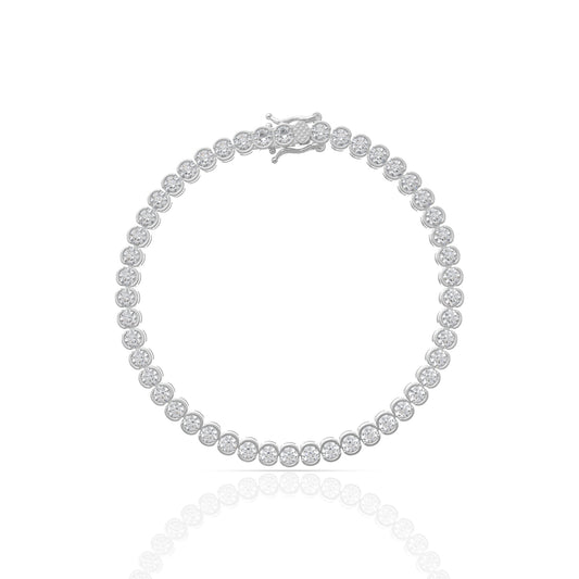 Diamond Tennis Bracelet in Silver