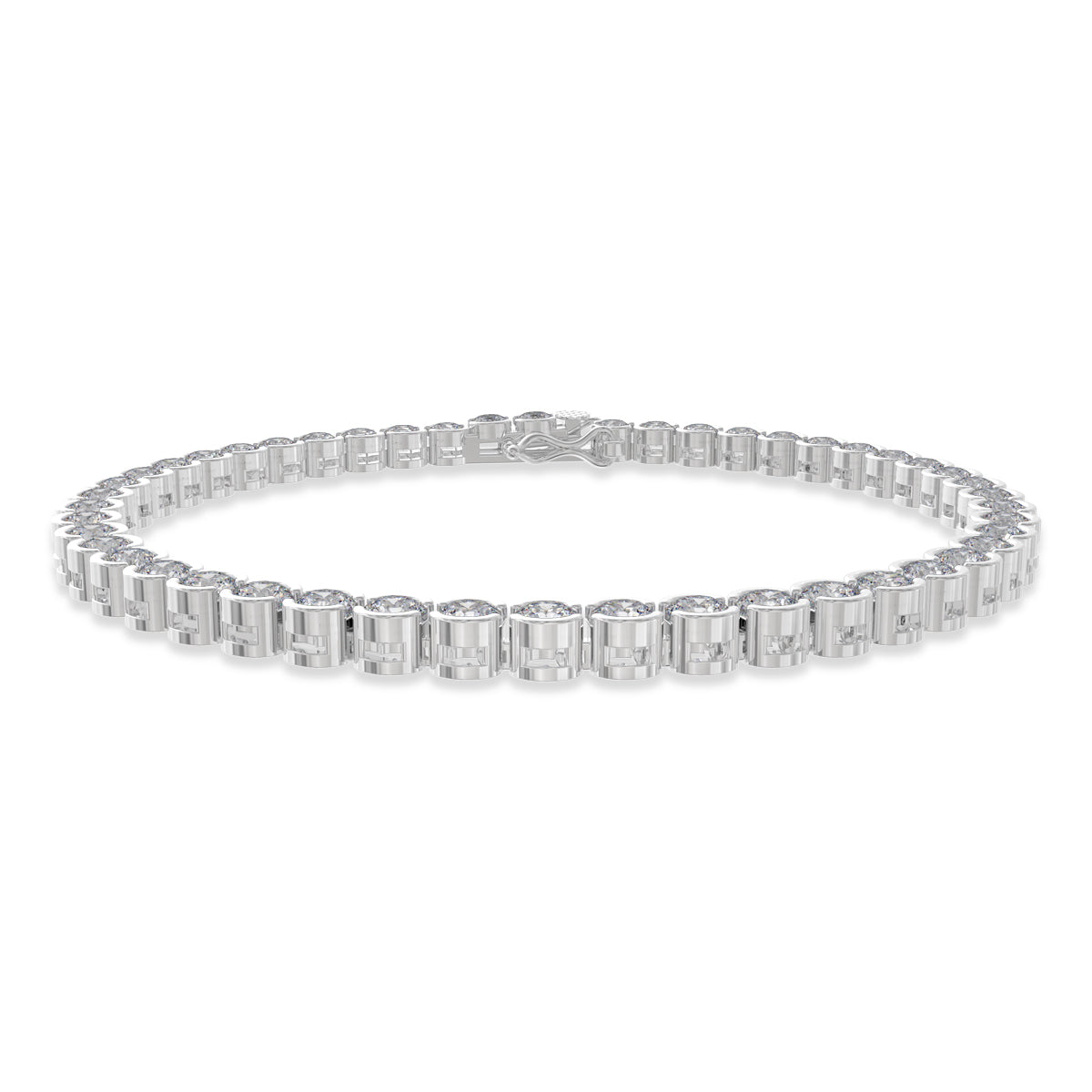 Diamond Tennis Bracelet in Silver