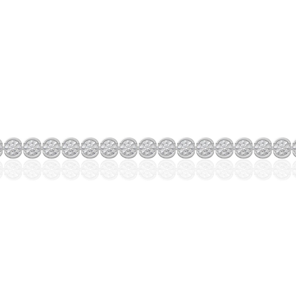 Diamond Tennis Bracelet in Silver