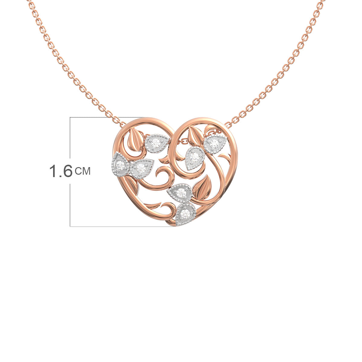 Lovable Silver Heart Pendant