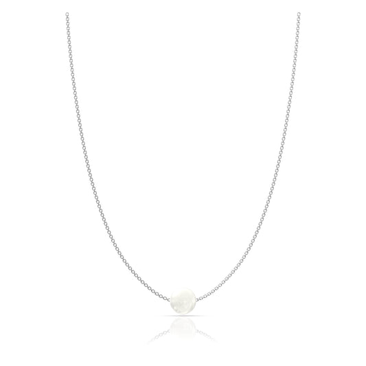 925 Silver A Pearl of Love Necklace