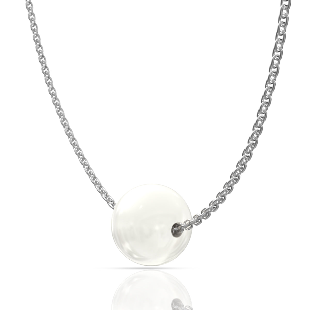 925 Silver A Pearl of Love Necklace