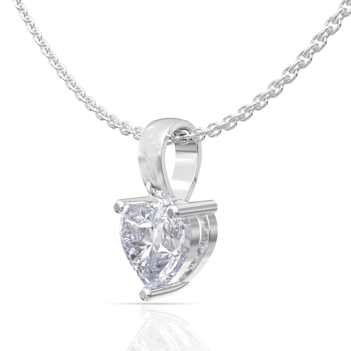 Silver Charismatic Heart Pendant