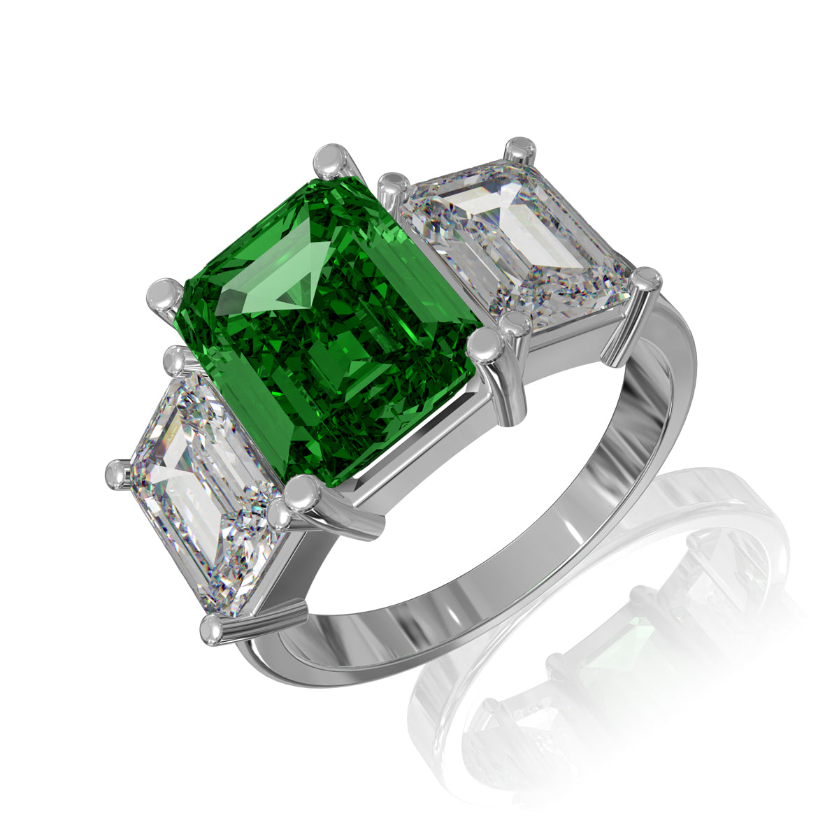 Green Crystal Ring