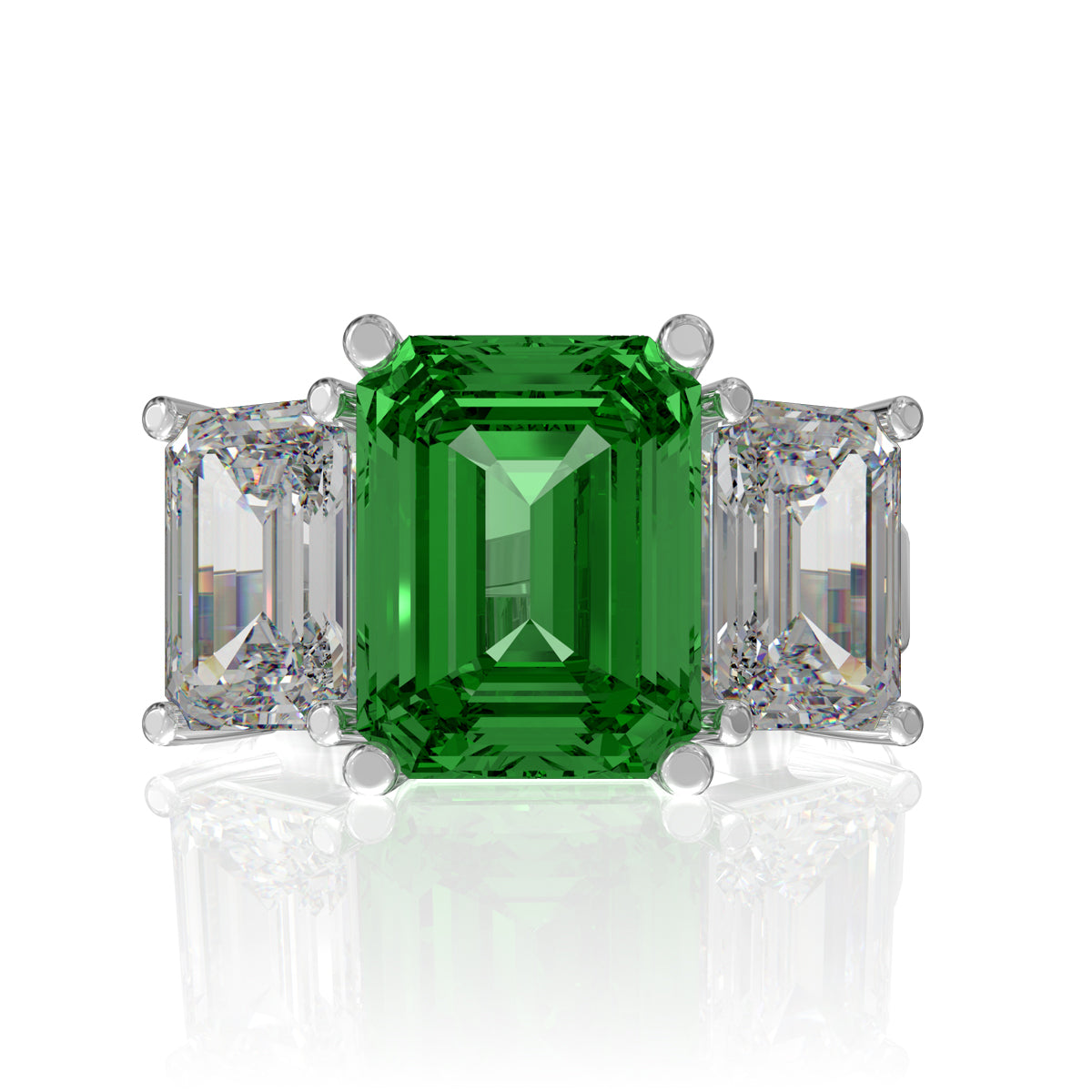 Green Crystal Ring