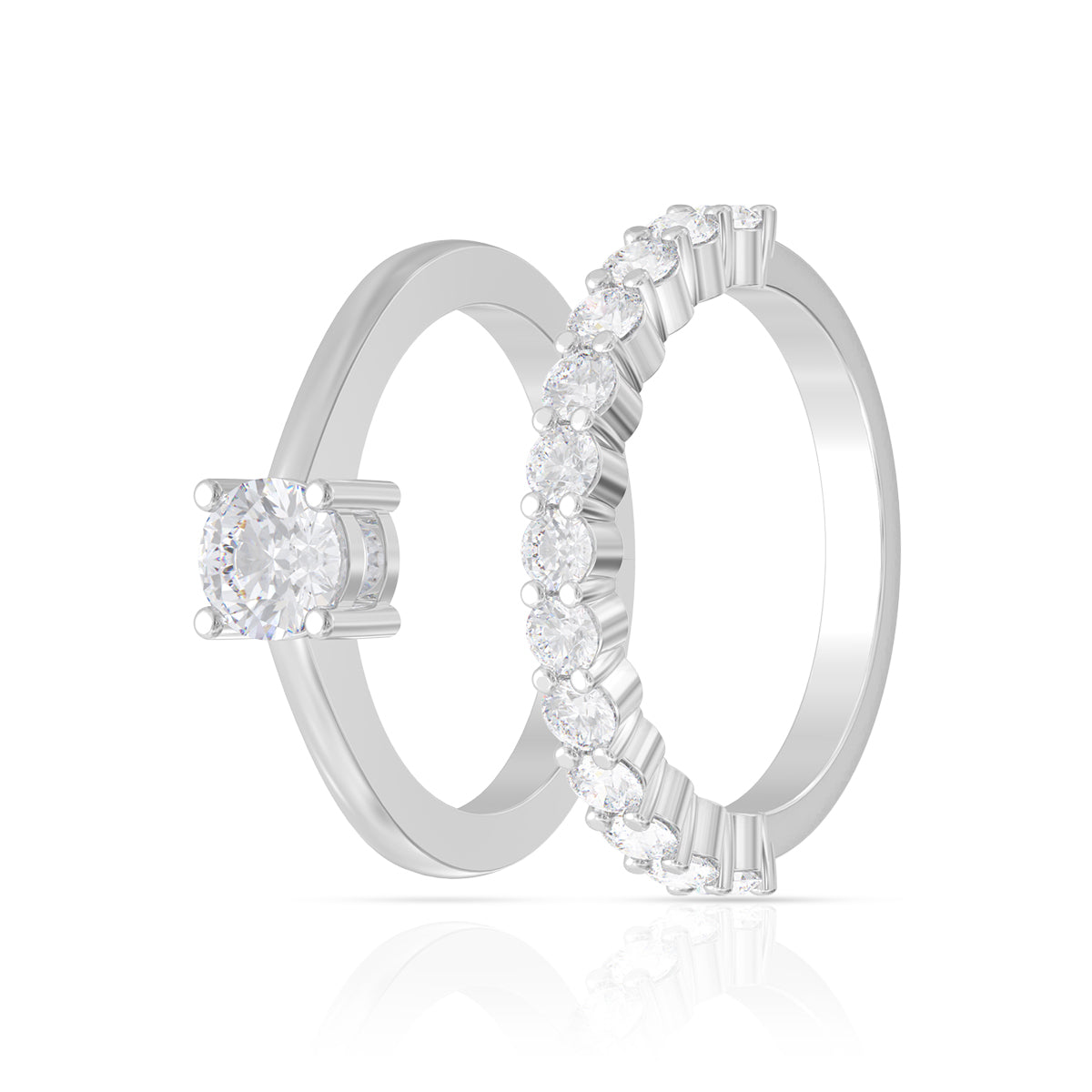 Kriza Silver Diamond Ring