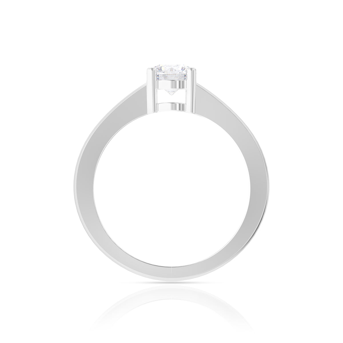 Kriza Silver Diamond Ring